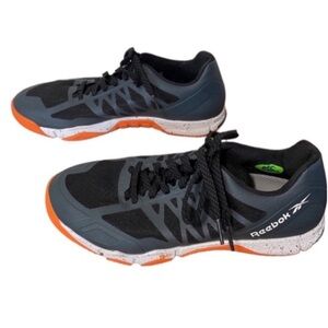 New Reebok Sneakers Athletic Stability Speed TR Crossfire Focus Gray Orange Gift
